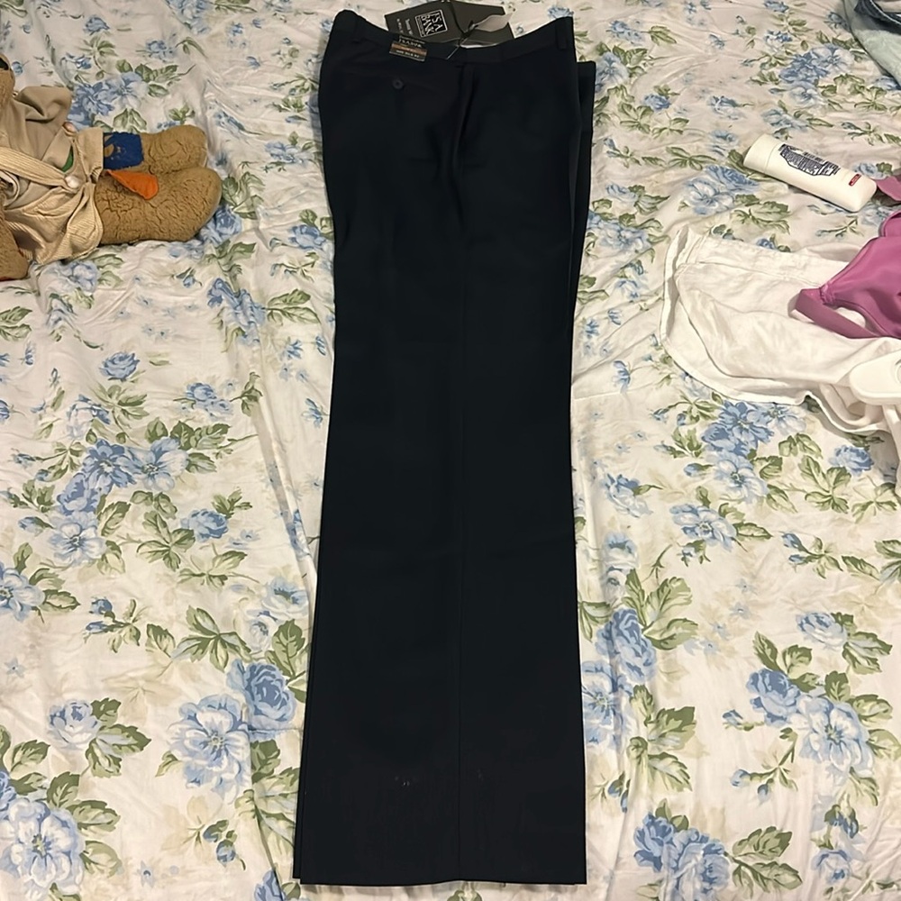 Jos. A. Bank Navy Wool Dress Pants